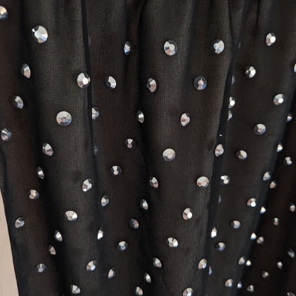 Anthropologie Greylin Crepe Rhinestone Dress - Picture 9 of 12